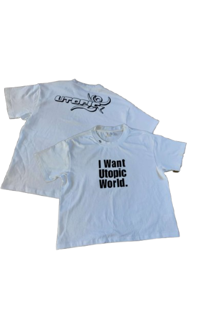 T-shirt OG "I want utopic world"