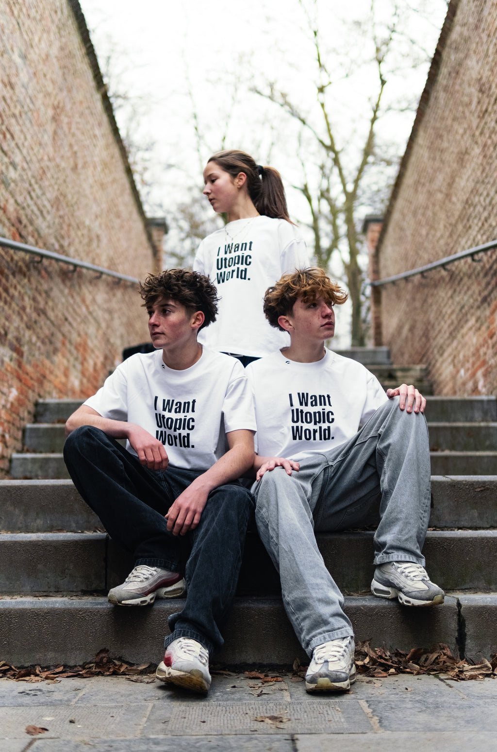 T-shirt OG "I want utopic world"