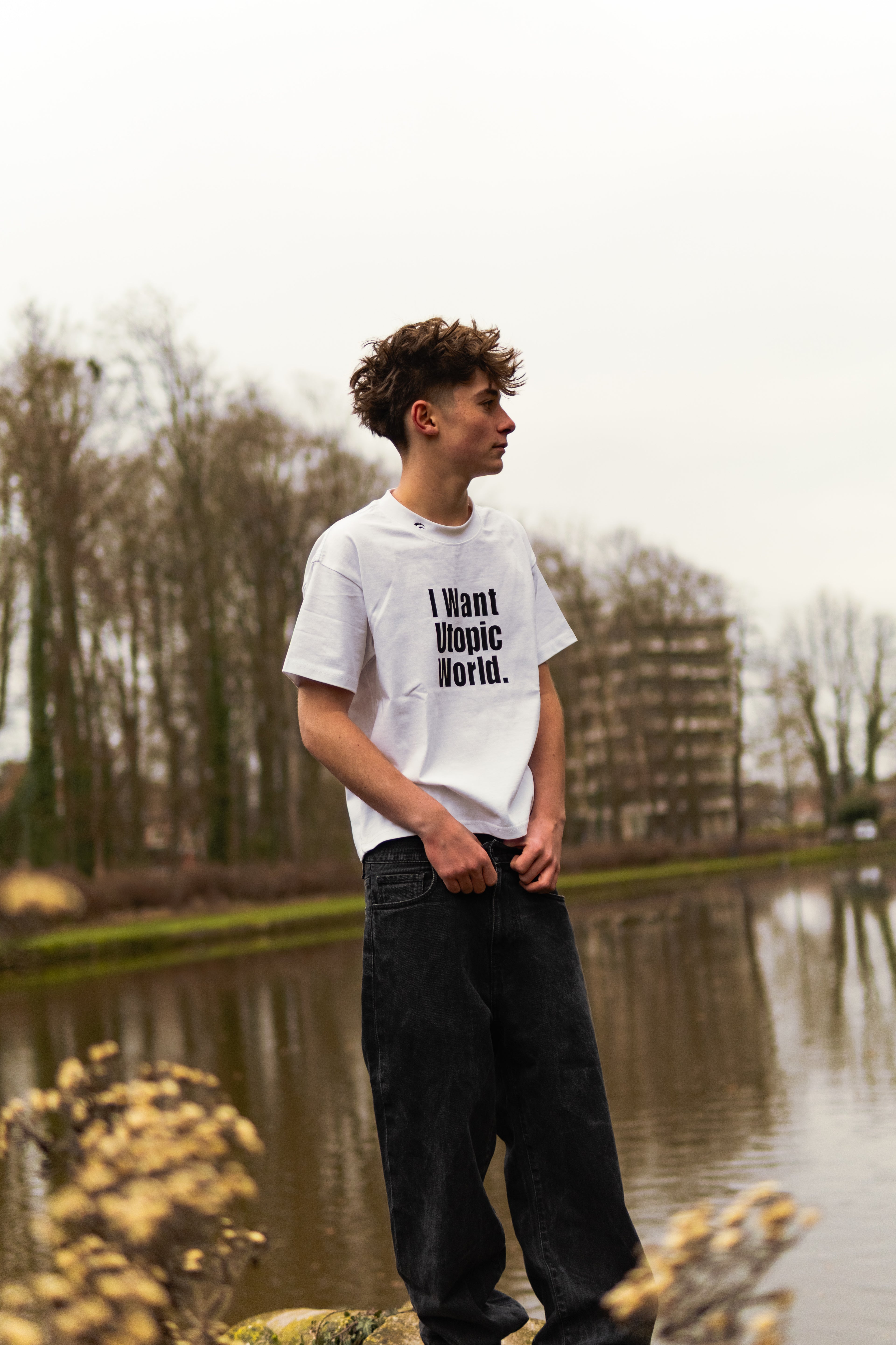 T-shirt OG "I want utopic world"