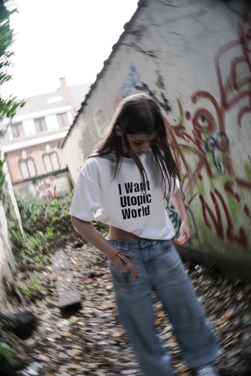 T-shirt OG "I want utopic world"