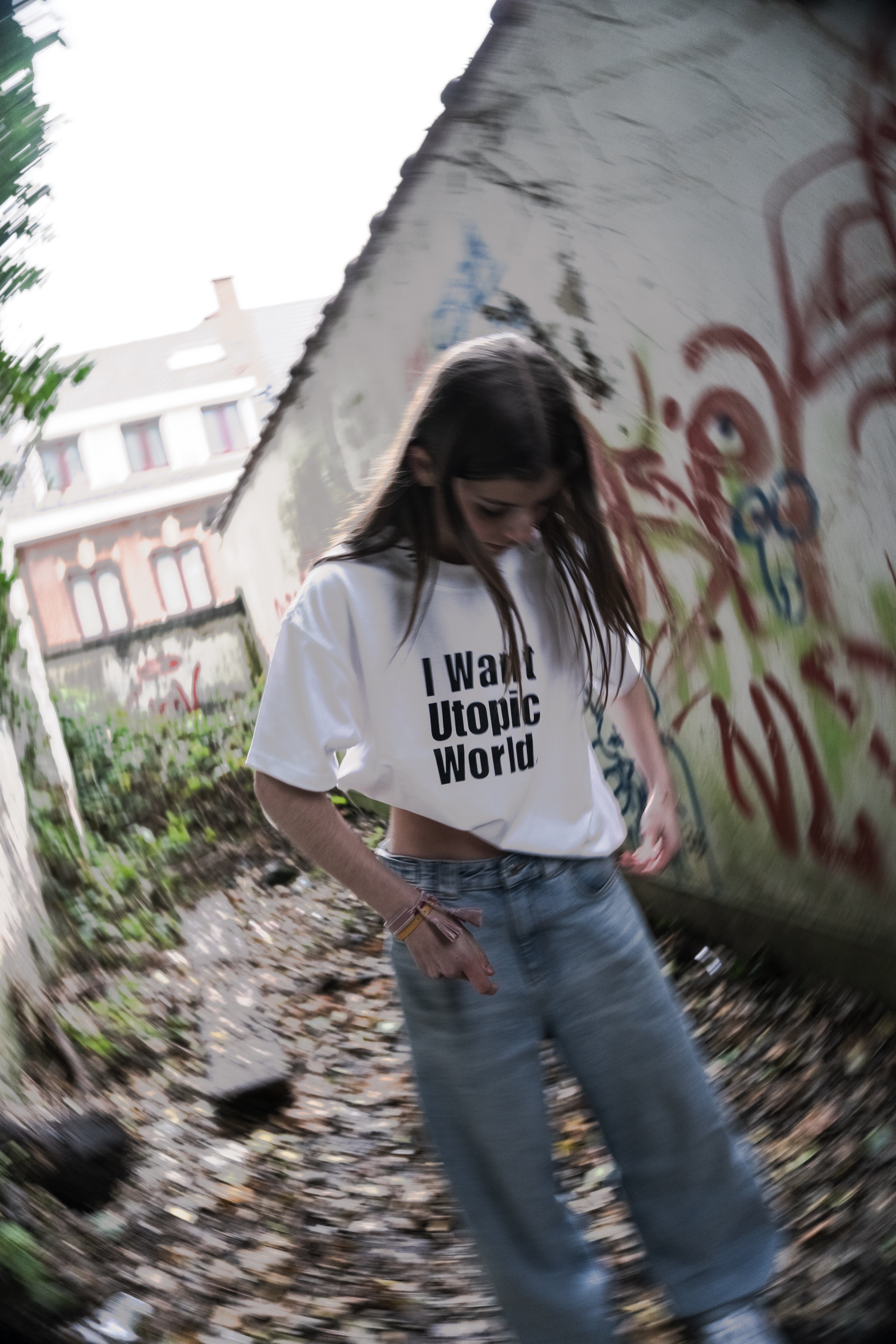 T-shirt OG "I want utopic world"